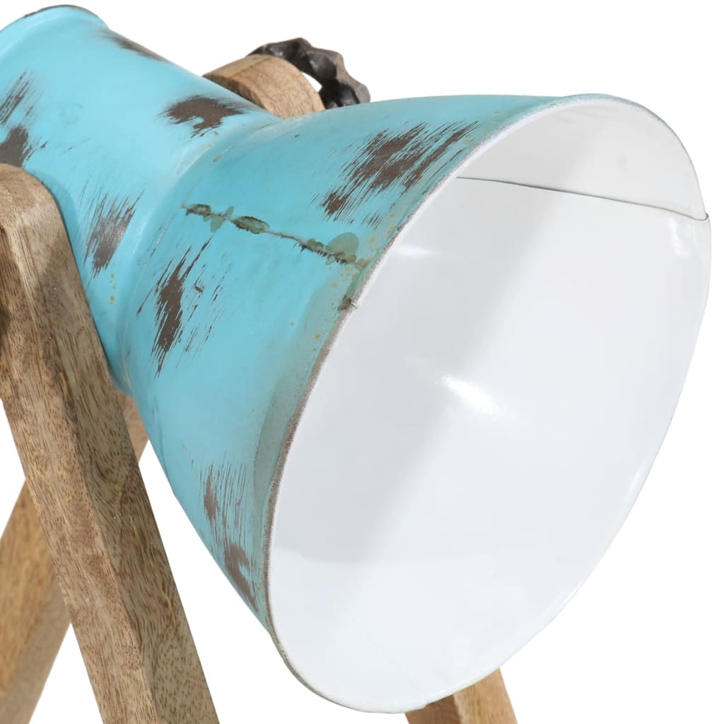 vidaXL Stolní lampa 25 W modrá patina 30 x 17 x 40 cm E27