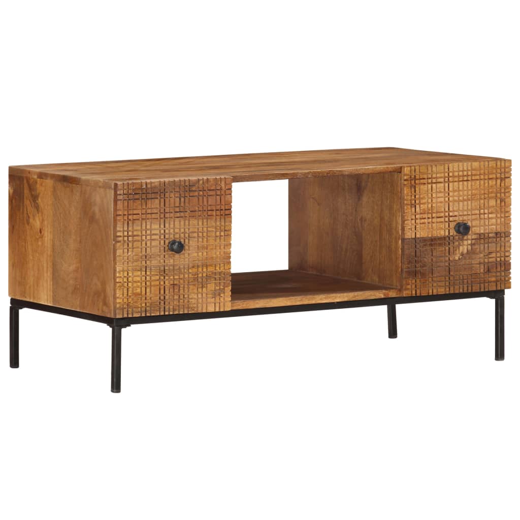 vidaXL Konferenční stolek 90 x 45 x 40 cm masivní mangovníkové dřevo