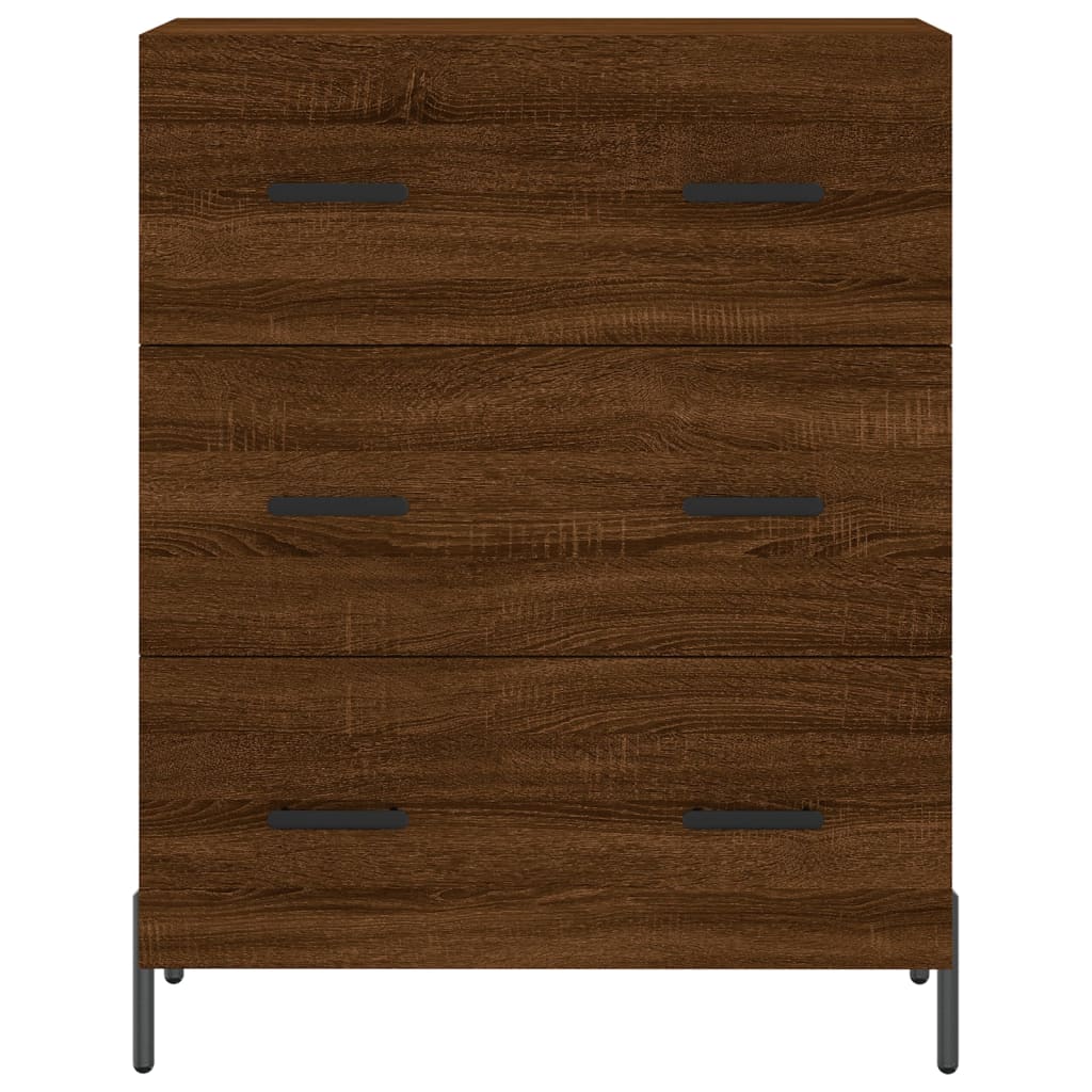 vidaXL Skříň highboard hnědý dub 69,5 x 34 x 180 cm kompozitní dřevo