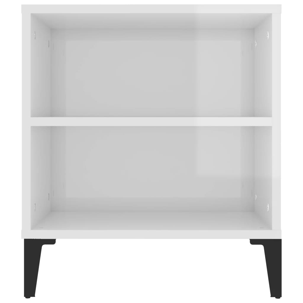 vidaXL TV skříňka bílá vysoký lesk 102 x 44,5 x 50 cm kompozitní dřevo