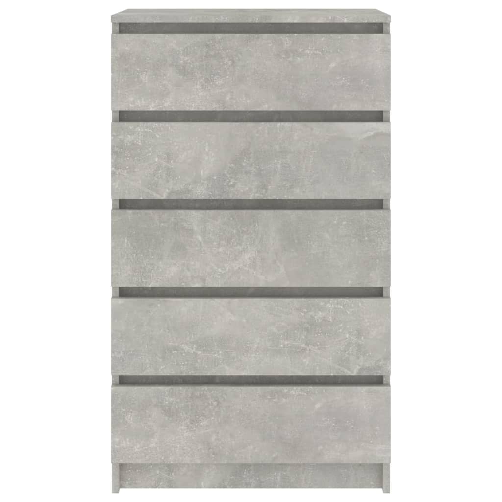 vidaXL Zásuvková skříňka betonově šedá 60x36x103 cm kompozitní dřevo