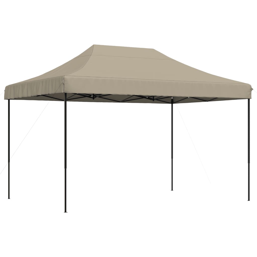 vidaXL Skládací party stan pop-up taupe 410 x 279 x 315 cm