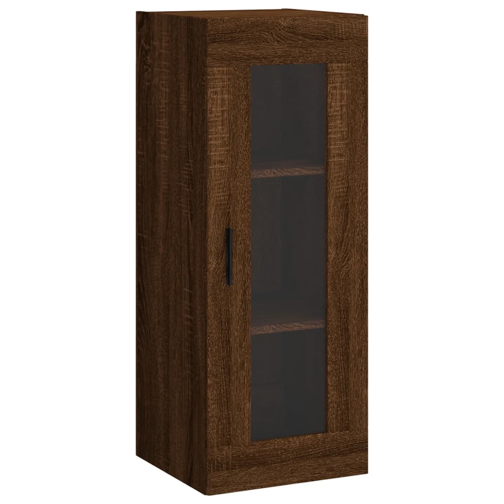 vidaXL Skříň highboard hnědý dub 34,5 x 34 x 180 cm kompozitní dřevo