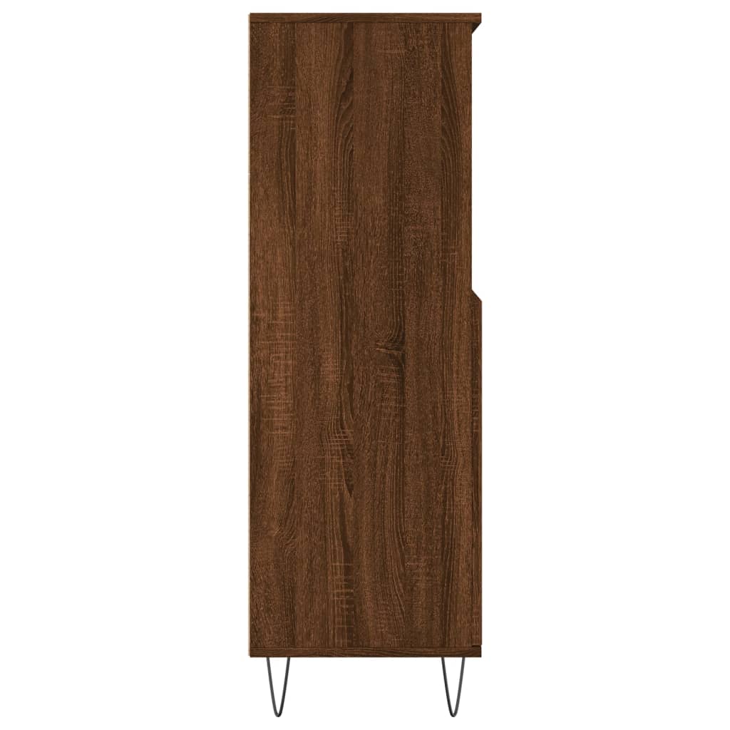 vidaXL Skříň highboard hnědý dub 60 x 36 x 110 cm kompozitní dřevo