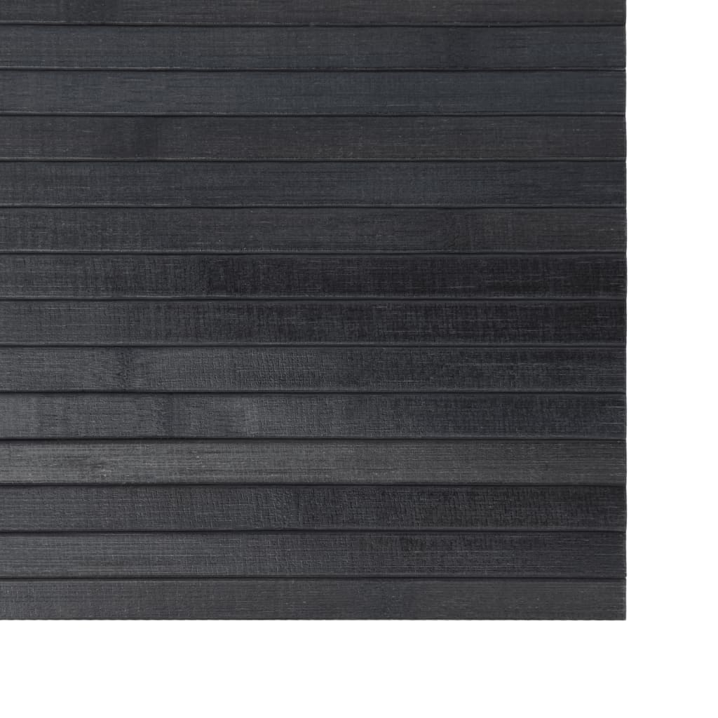 vidaXL Koberec obdélníkový šedý 60 x 400 cm bambus