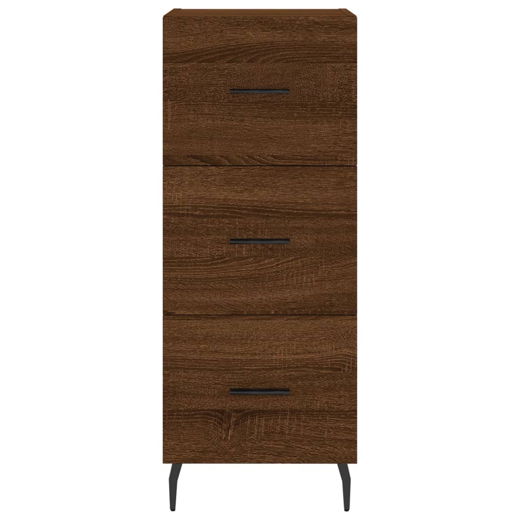 vidaXL Skříň highboard hnědý dub 34,5 x 34 x 180 cm kompozitní dřevo