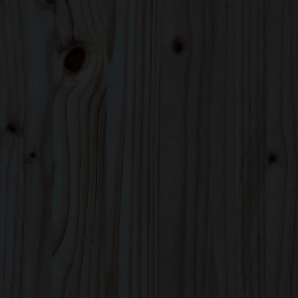 vidaXL Zahradní rohová pohovka černá masivní borové dřevo