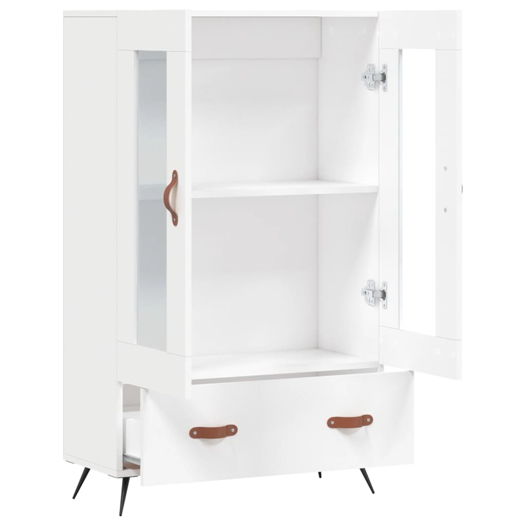 vidaXL Skříň highboard bílá 69,5 x 31 x 115 cm kompozitní dřevo