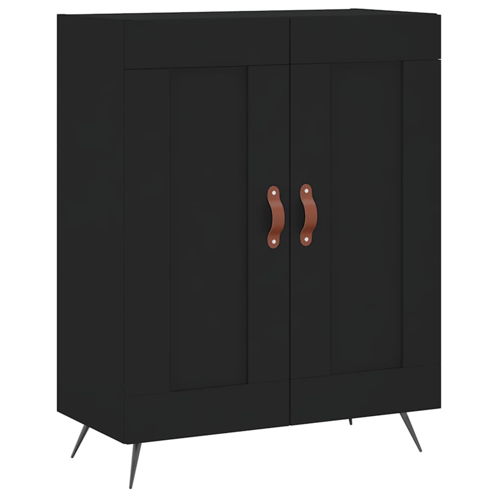 vidaXL Skříň highboard černá 69,5 x 34 x 180 cm kompozitní dřevo