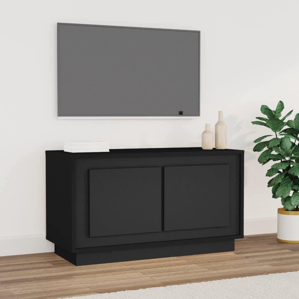 vidaXL TV skříňka černá 80 x 35 x 45 cm kompozitní dřevo