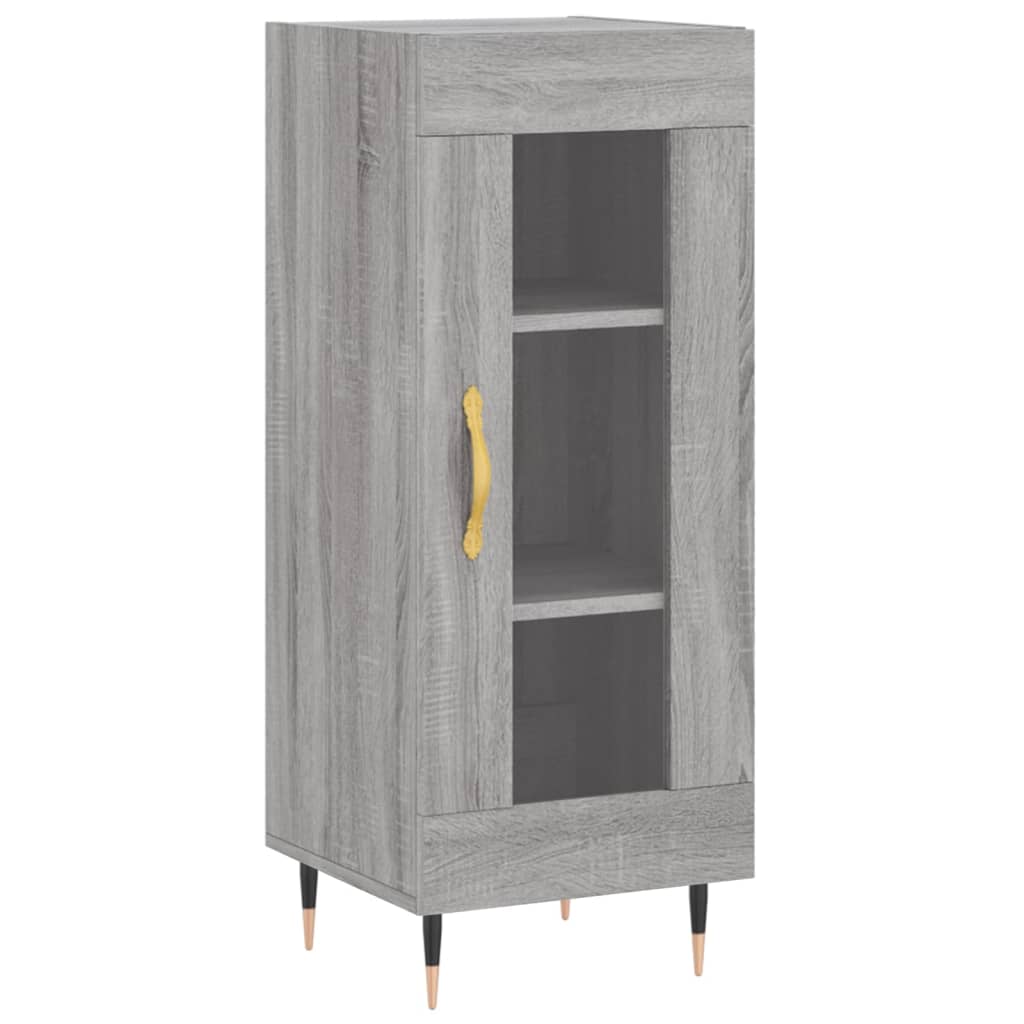 vidaXL Skříň highboard šedá sonoma 34,5 x 34 x 180 cm kompozitní dřevo