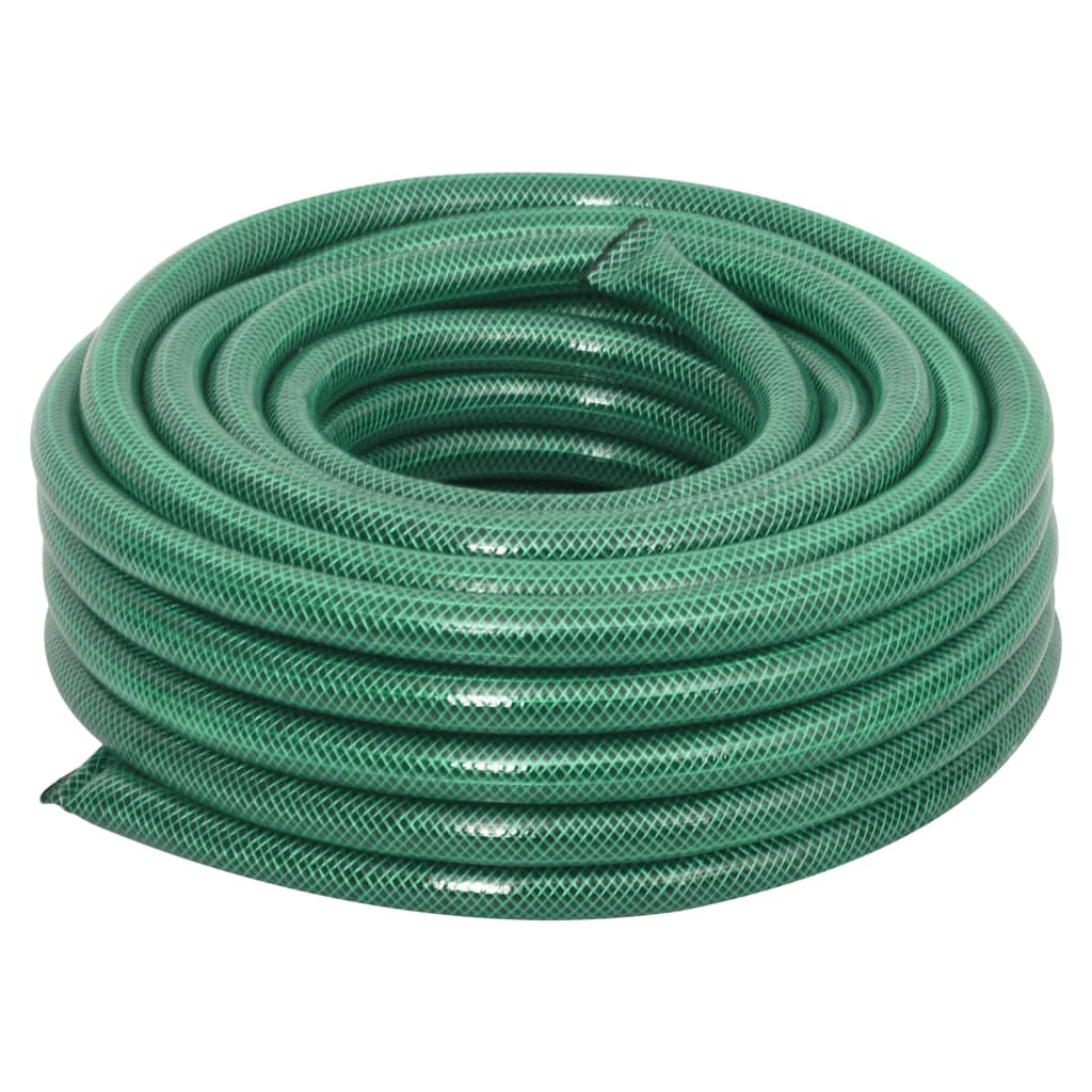 vidaXL Zahradní hadice se sadou koncovek zelená 0,75" 10 m PVC