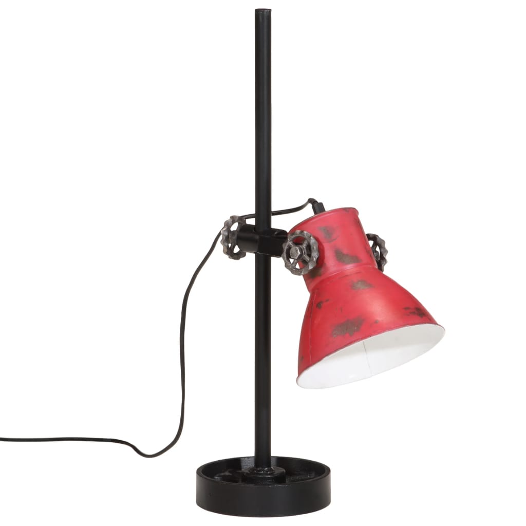 vidaXL Stolní lampa 25 W červená patina 15 x 15 x 55 cm E27