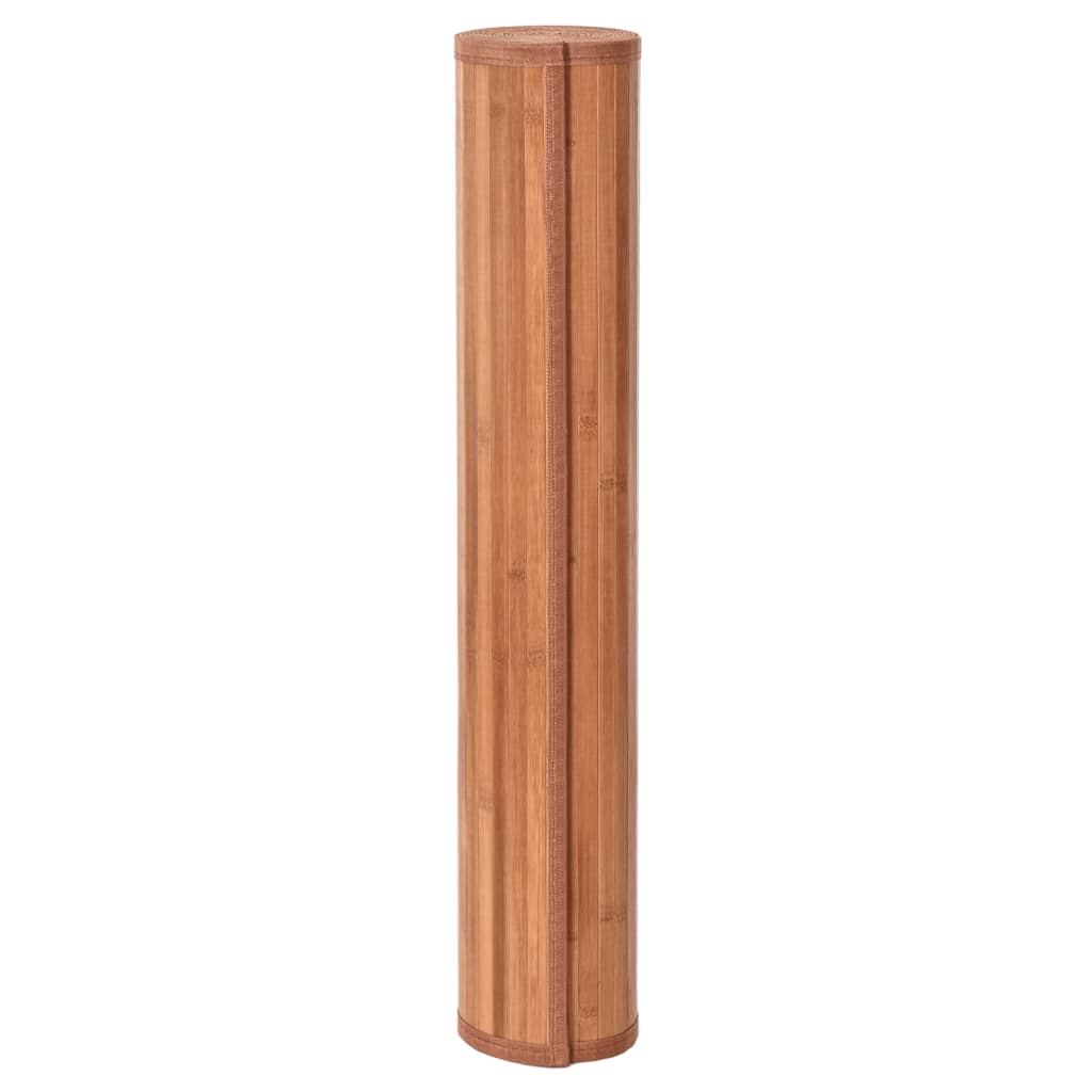 vidaXL Koberec obdélníkový hnědý 100 x 300 cm bambus