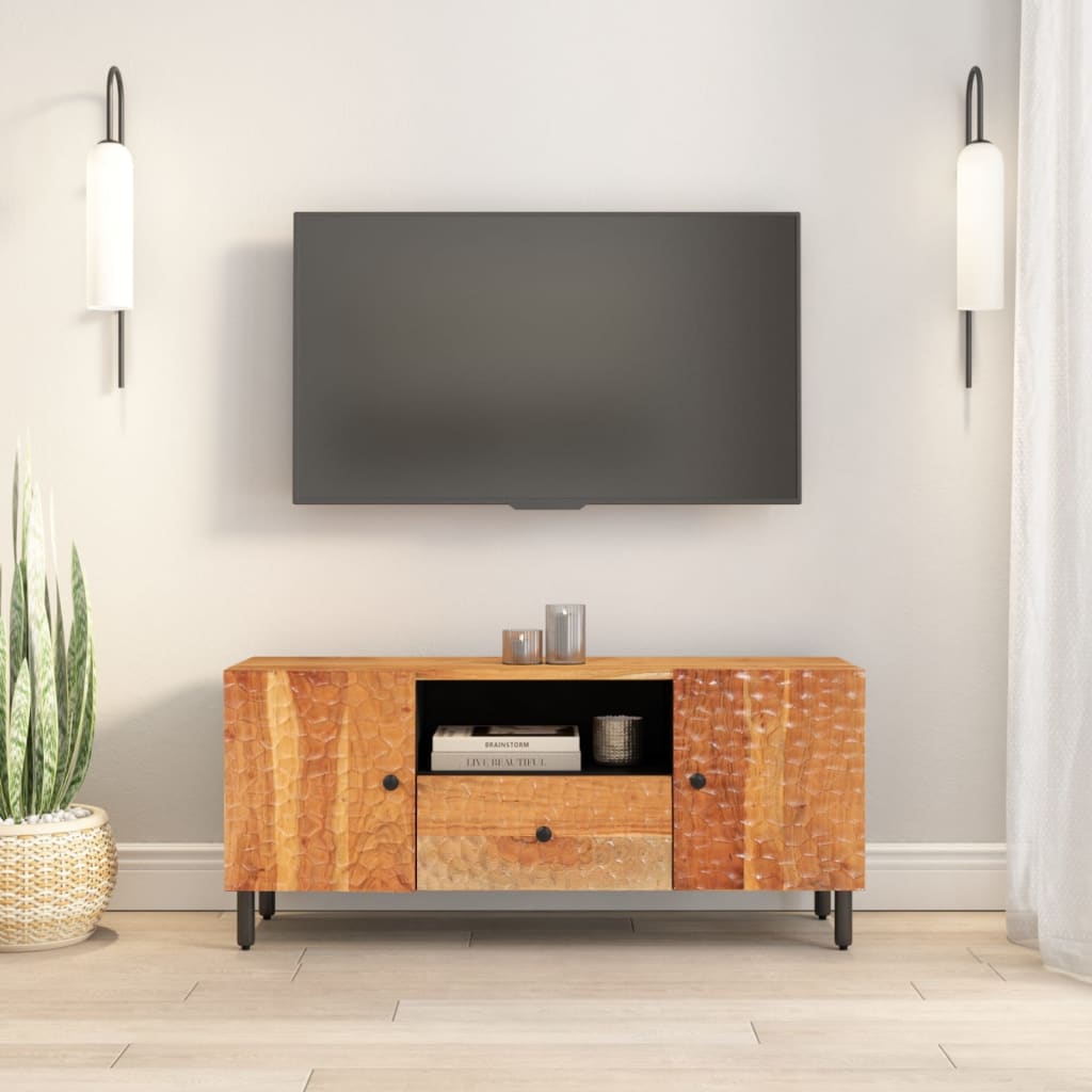 vidaXL TV skříňka 105x33x46 cm masivní akáciové dřevo