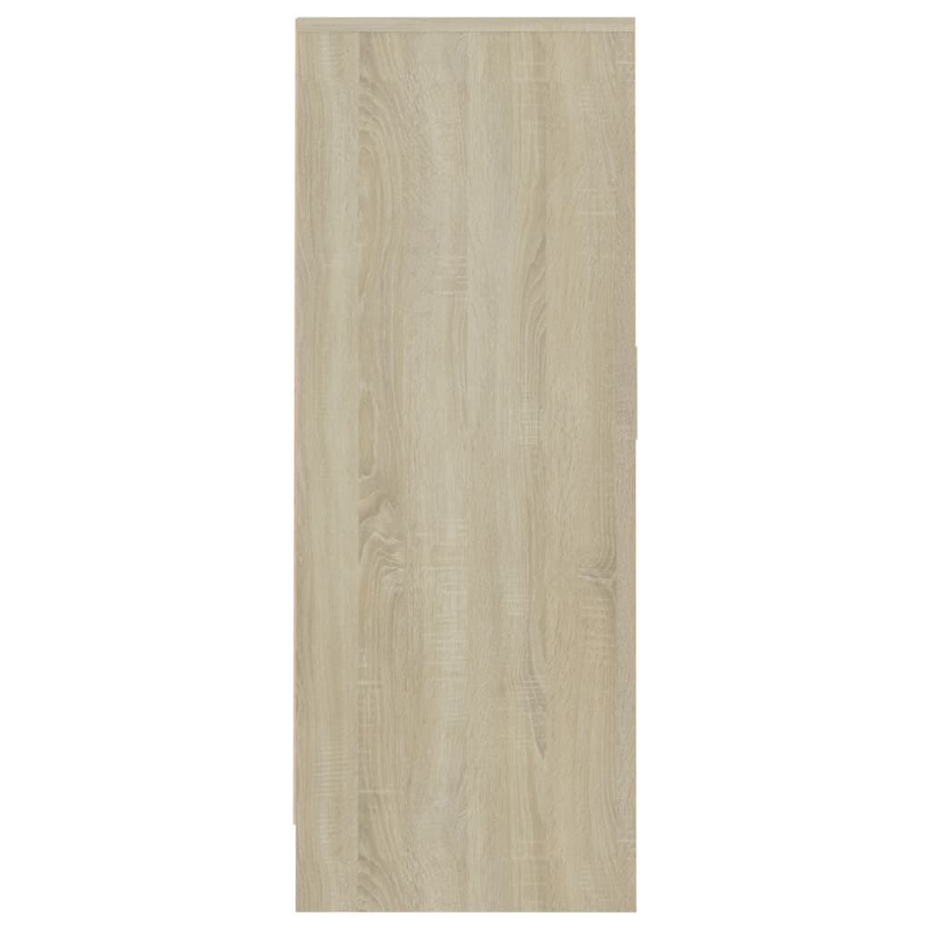 vidaXL Botník dub sonoma 60 x 35 x 92 cm kompozitní dřevo
