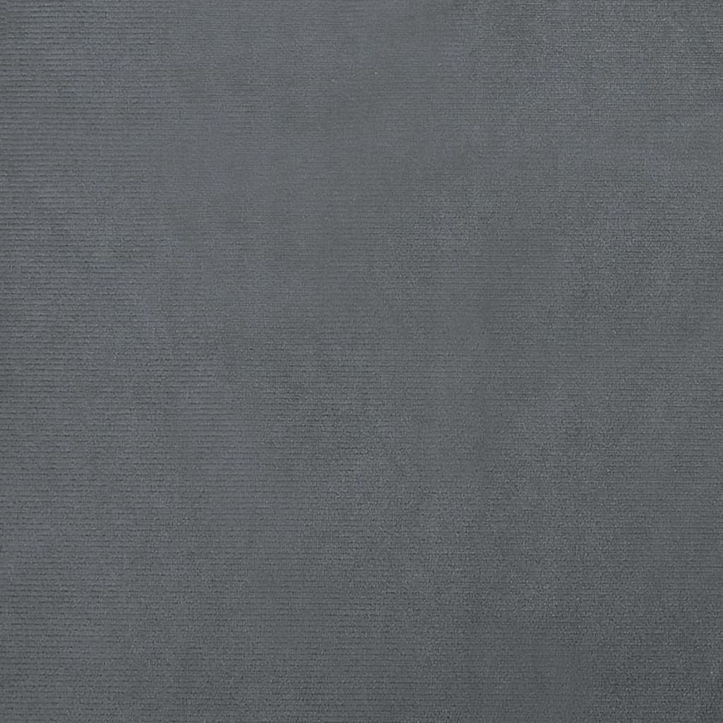 vidaXL Pelíšek pro psy tmavě šedý 90 x 53 x 30 cm samet