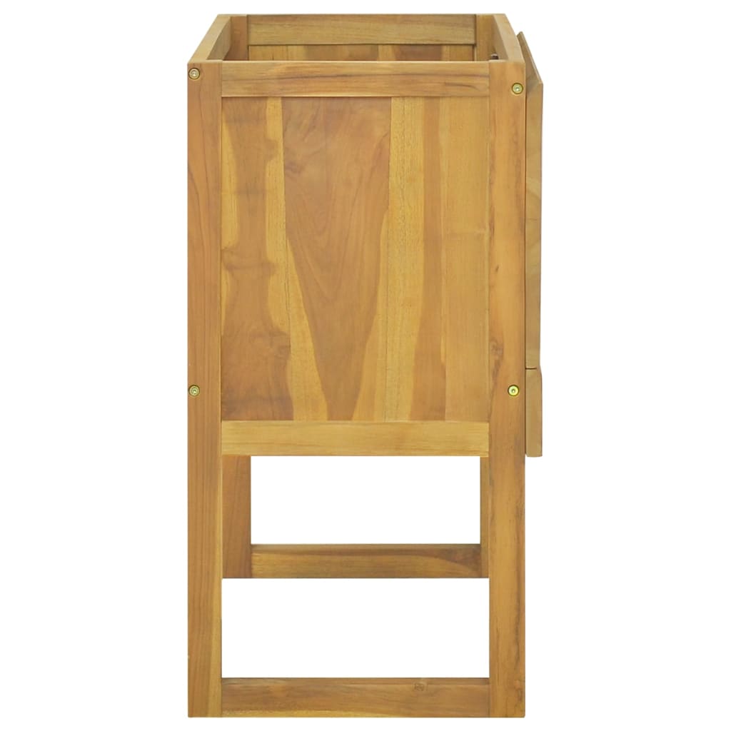 vidaXL Koupelnová skříňka 90 x 45 x 75 cm masivní teakové dřevo