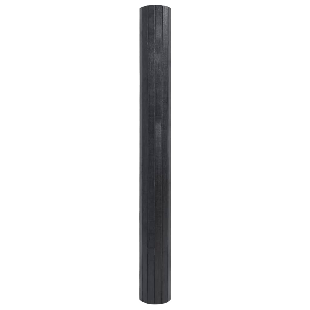 vidaXL Koberec obdélníkový šedý 100 x 300 cm bambus