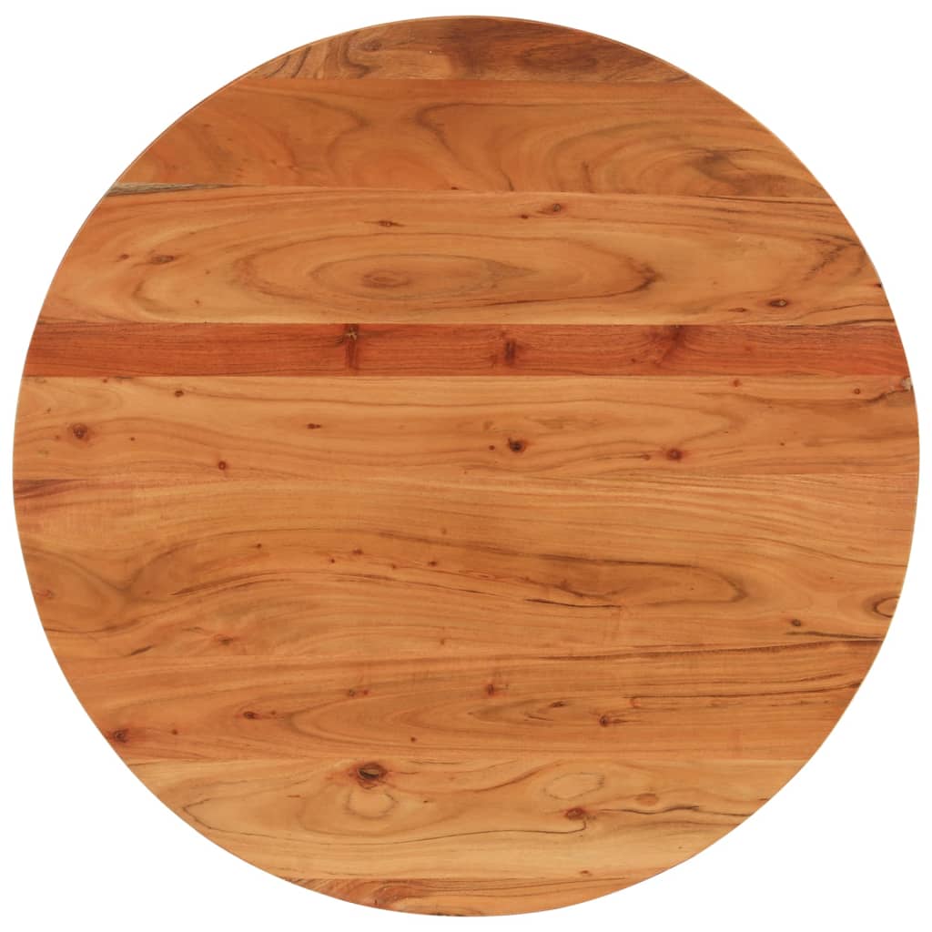 vidaXL Stolní deska Ø 90 x 3,8 cm kulatá masivní akáciové dřevo