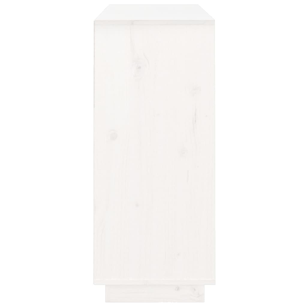 vidaXL Příborník bílý 104,5 x 34 x 80 cm masivní borové dřevo