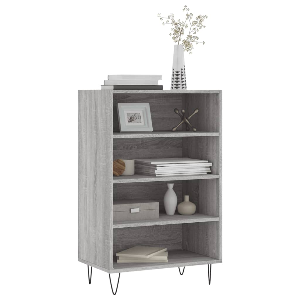 vidaXL Skříň highboard šedá sonoma 57 x 35 x 90 cm kompozitní dřevo