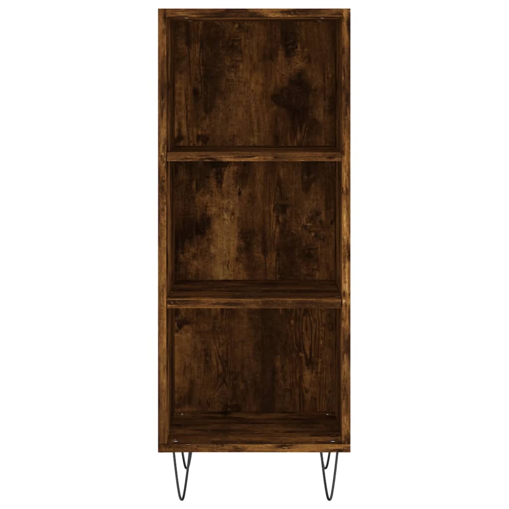 vidaXL Skříň highboard kouřový dub 34,5 x 34 x 180 cm kompozitní dřevo