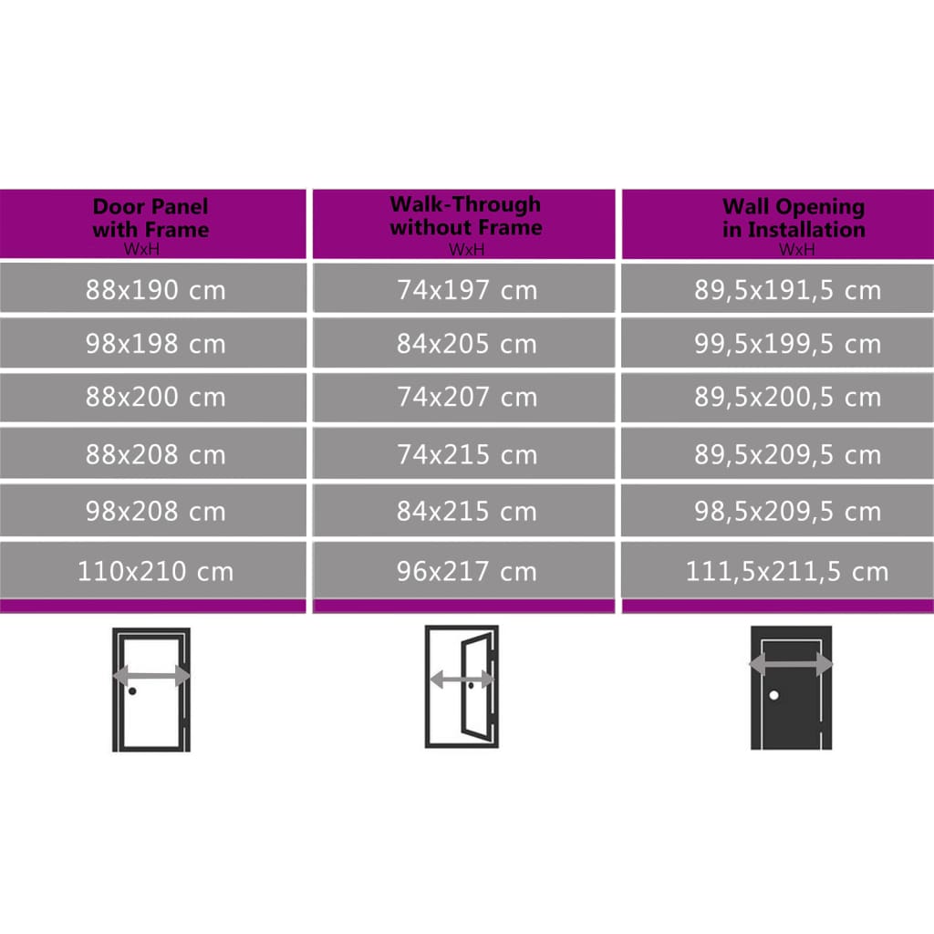 vidaXL Vchodové dveře bílé 88 x 200 cm PVC