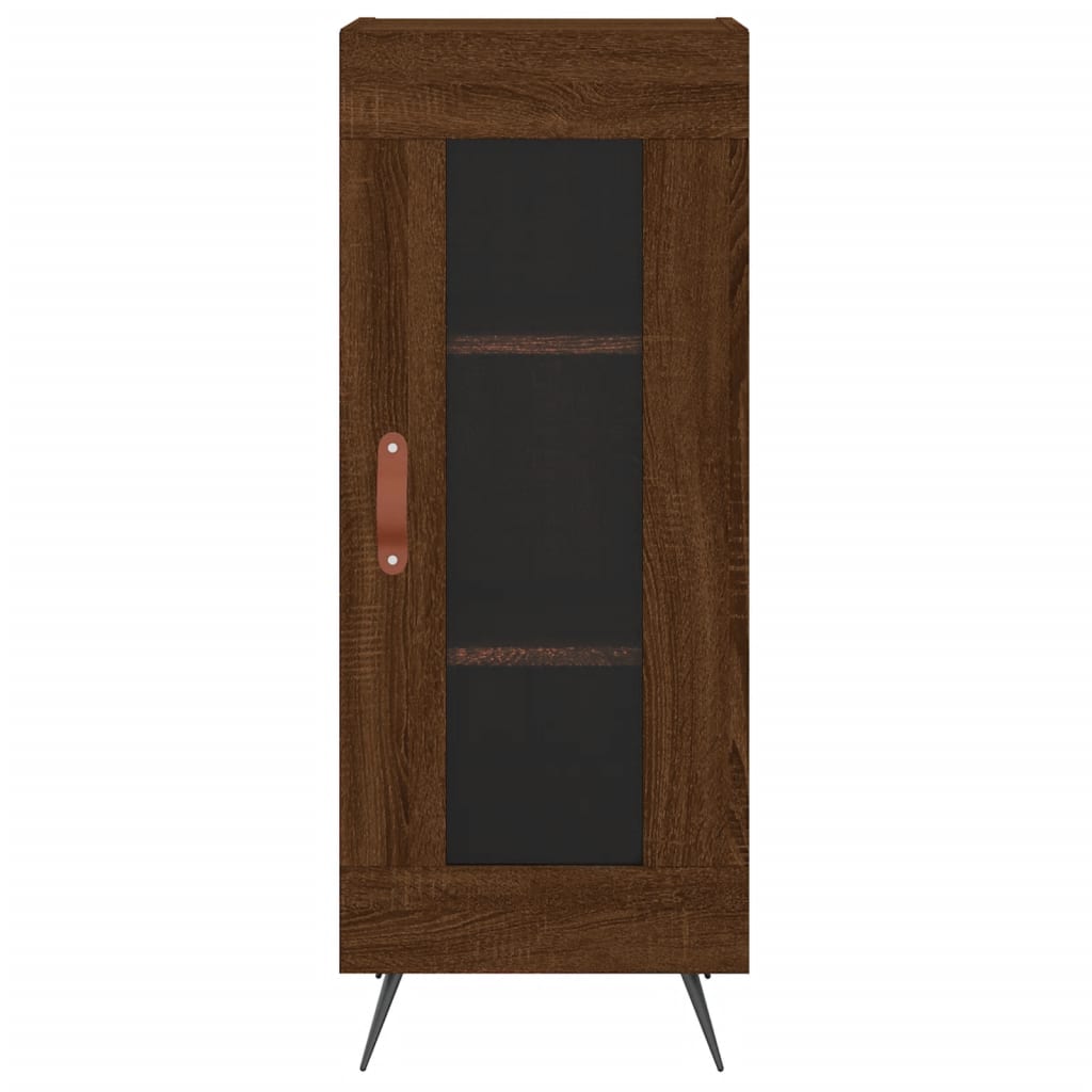 vidaXL Skříň highboard hnědý dub 34,5 x 34 x 180 cm kompozitní dřevo