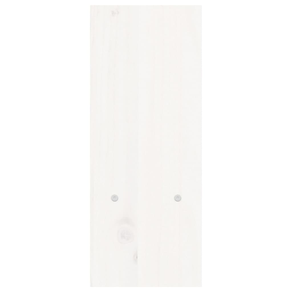 vidaXL Stojan na monitor bílý (39–72) x 17 x 43 cm masivní borovice