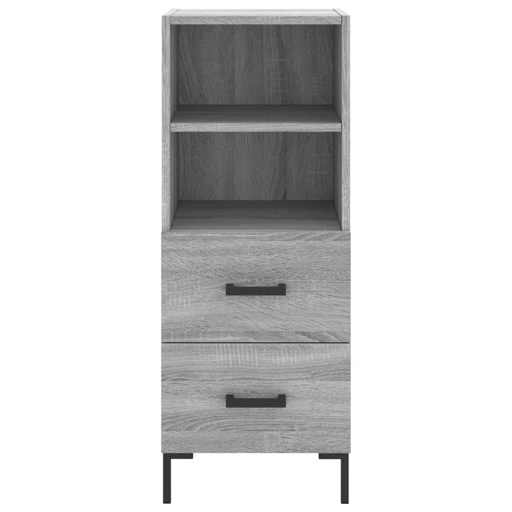 vidaXL Skříň highboard šedá sonoma 34,5 x 34 x 180 cm kompozitní dřevo