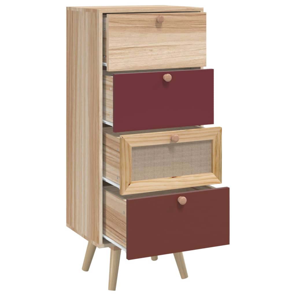 vidaXL Skříň highboard se zásuvkami 40 x 30 x 95 cm kompozitní dřevo