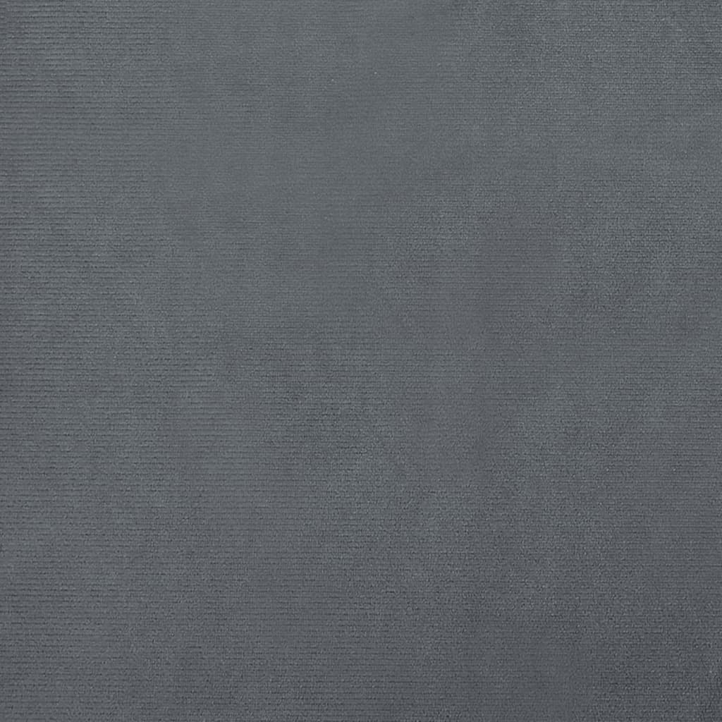 vidaXL Pelíšek pro psy tmavě šedý 70 x 45 x 33 cm samet