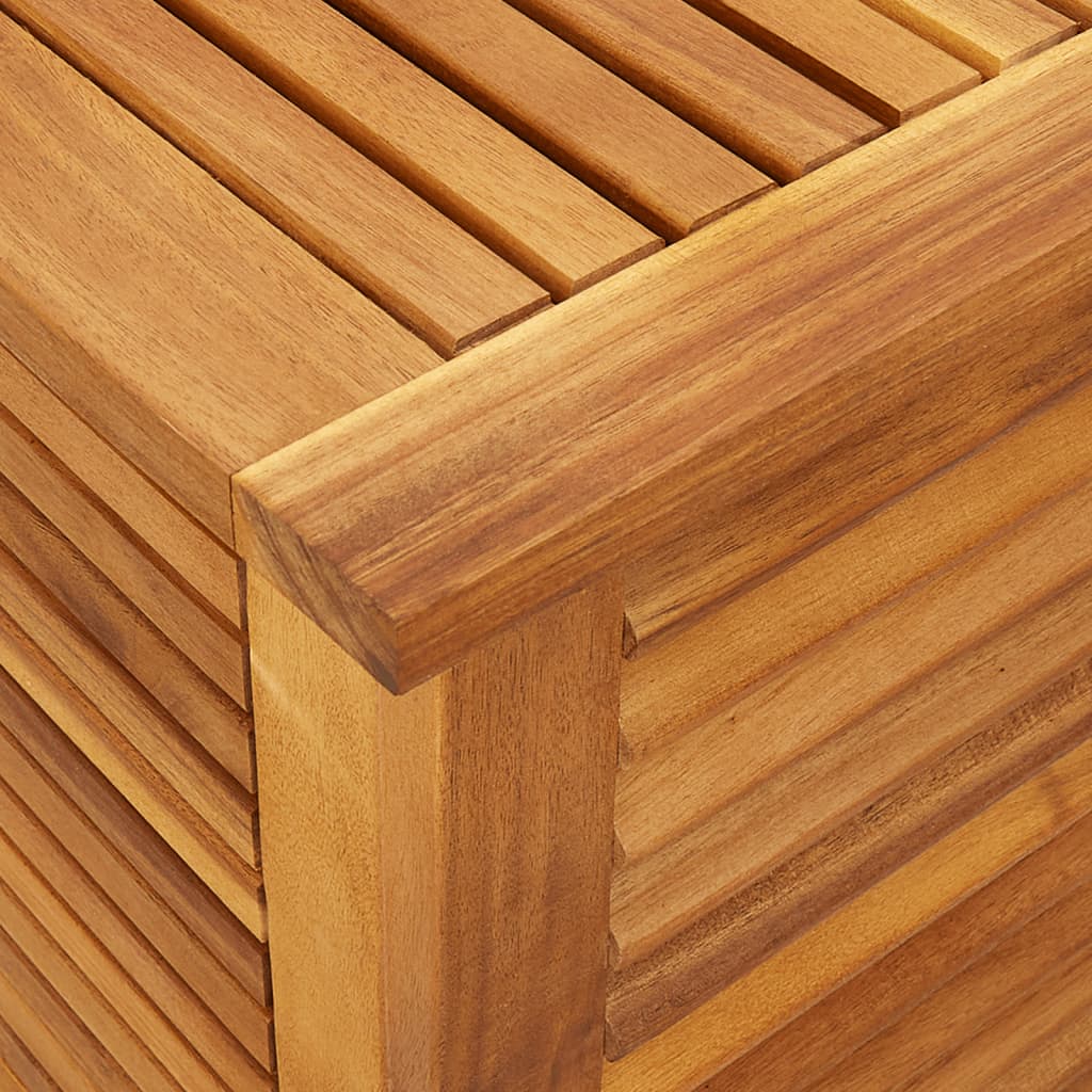 vidaXL Zahradní úložný box s lamelami 113 x 50 x 56 cm masivní akácie