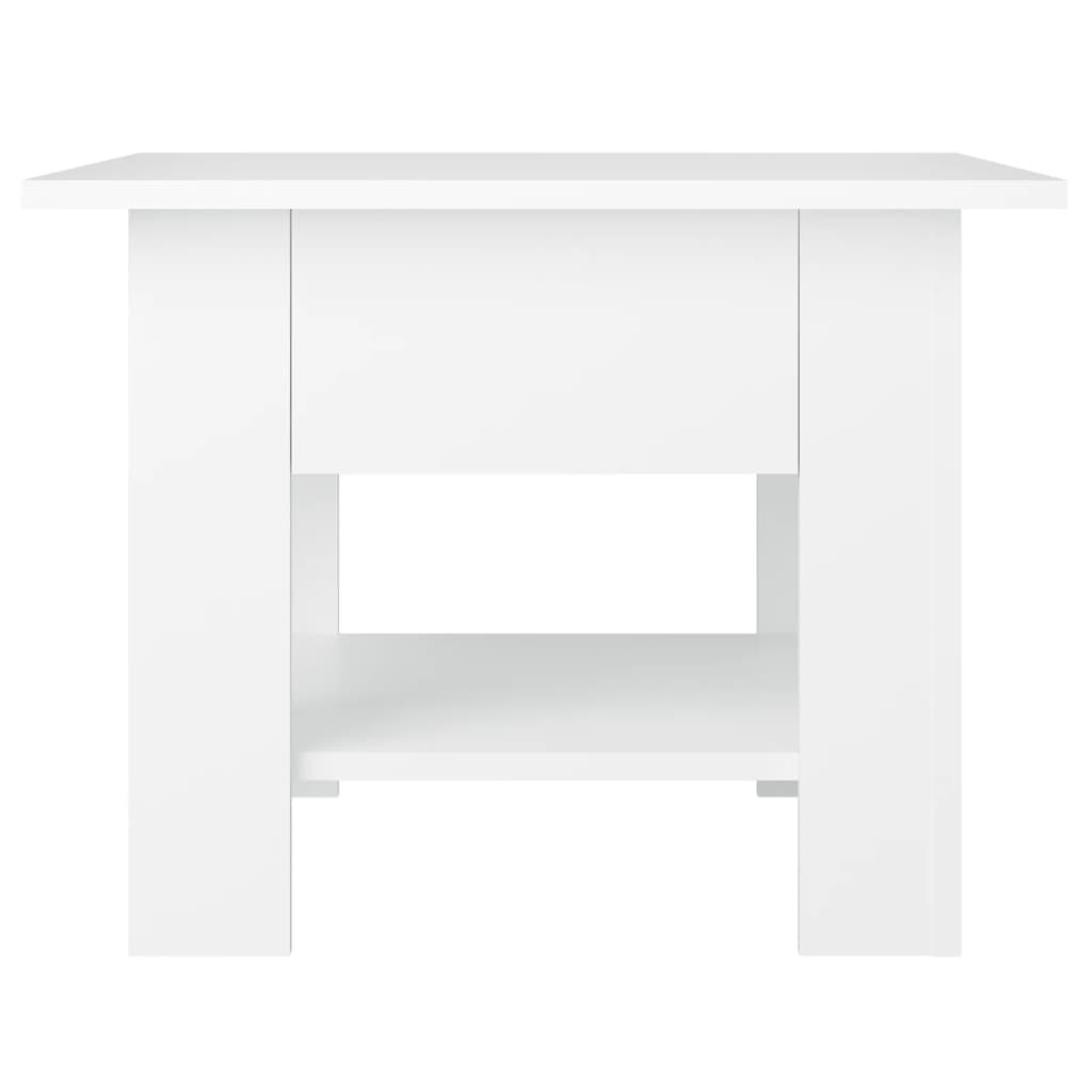 vidaXL Konferenční stolek bílý 55 x 55 x 42 cm kompozitní dřevo