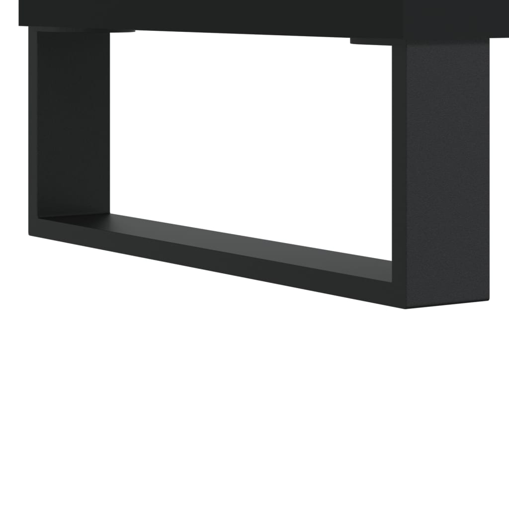 vidaXL Příborník černý 40 x 35 x 70 cm kompozitní dřevo