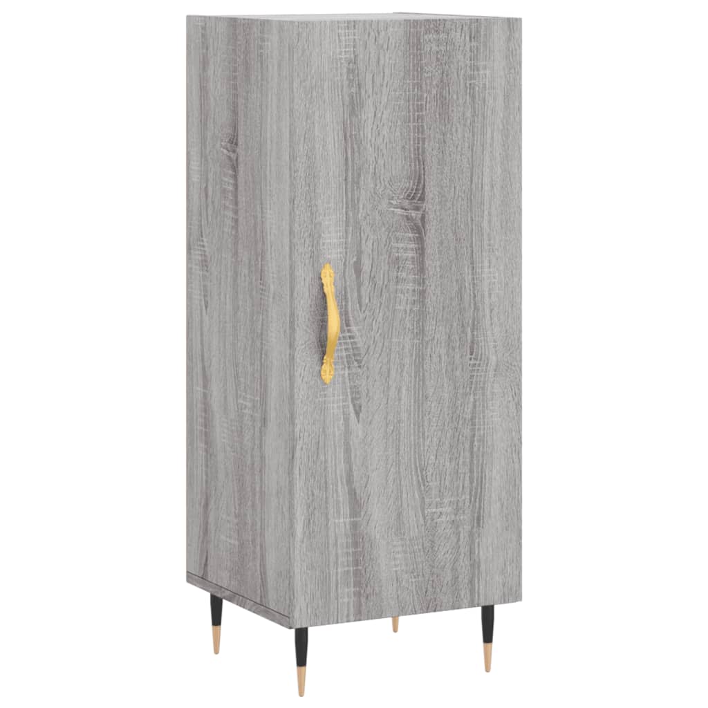 vidaXL Skříň highboard šedá sonoma 34,5 x 34 x 180 cm kompozitní dřevo