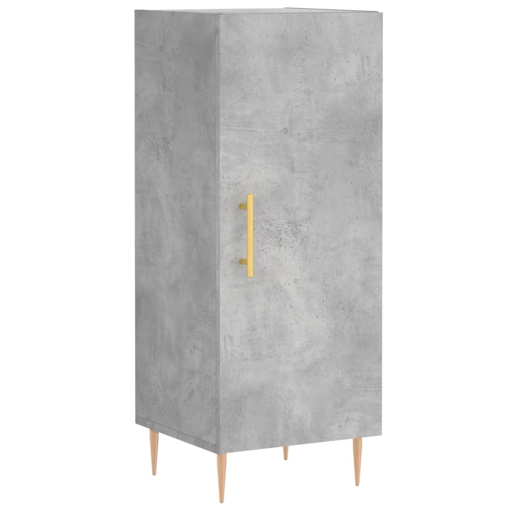 vidaXL Skříň highboard betonově šedá 34,5x34x180 cm kompozitní dřevo