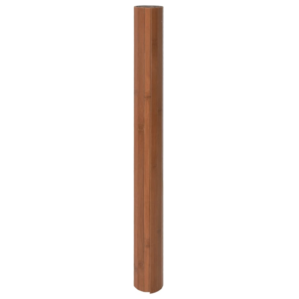 vidaXL Koberec obdélníkový hnědý 60 x 200 cm bambus