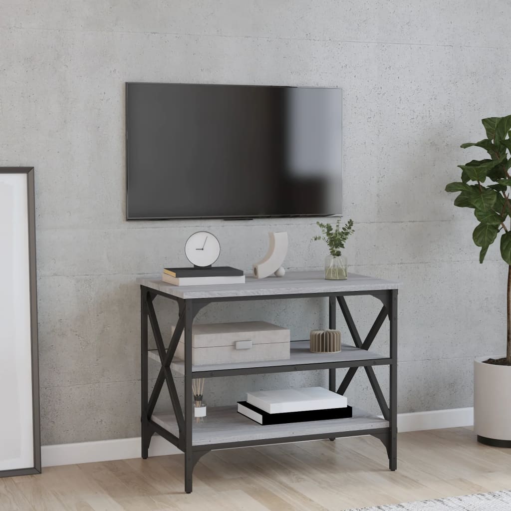 vidaXL TV skříňka šedá sonoma 60 x 40 x 50 cm kompozitní dřevo