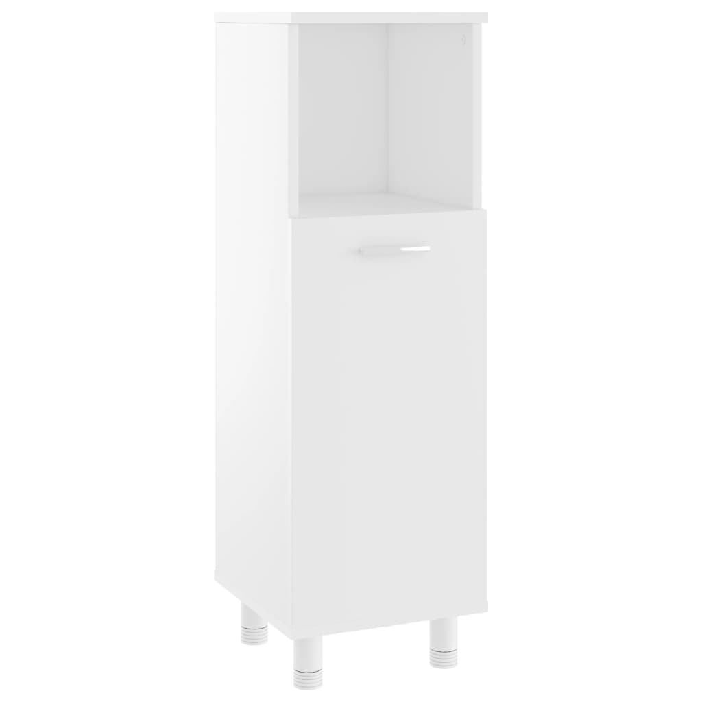vidaXL Koupelnová skříňka bílá 30 x 30 x 95 cm kompozitní dřevo