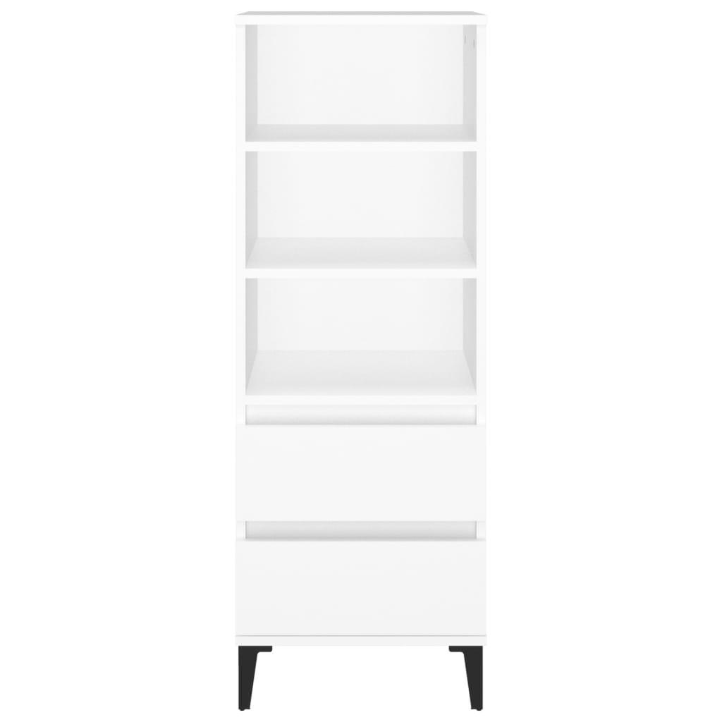 vidaXL Skříň highboard bílá 40 x 36 x 110 cm kompozitní dřevo