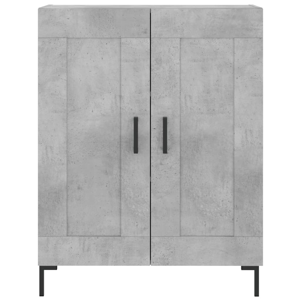 vidaXL Skříň highboard betonově šedá 69,5x34x180 cm kompozitní dřevo