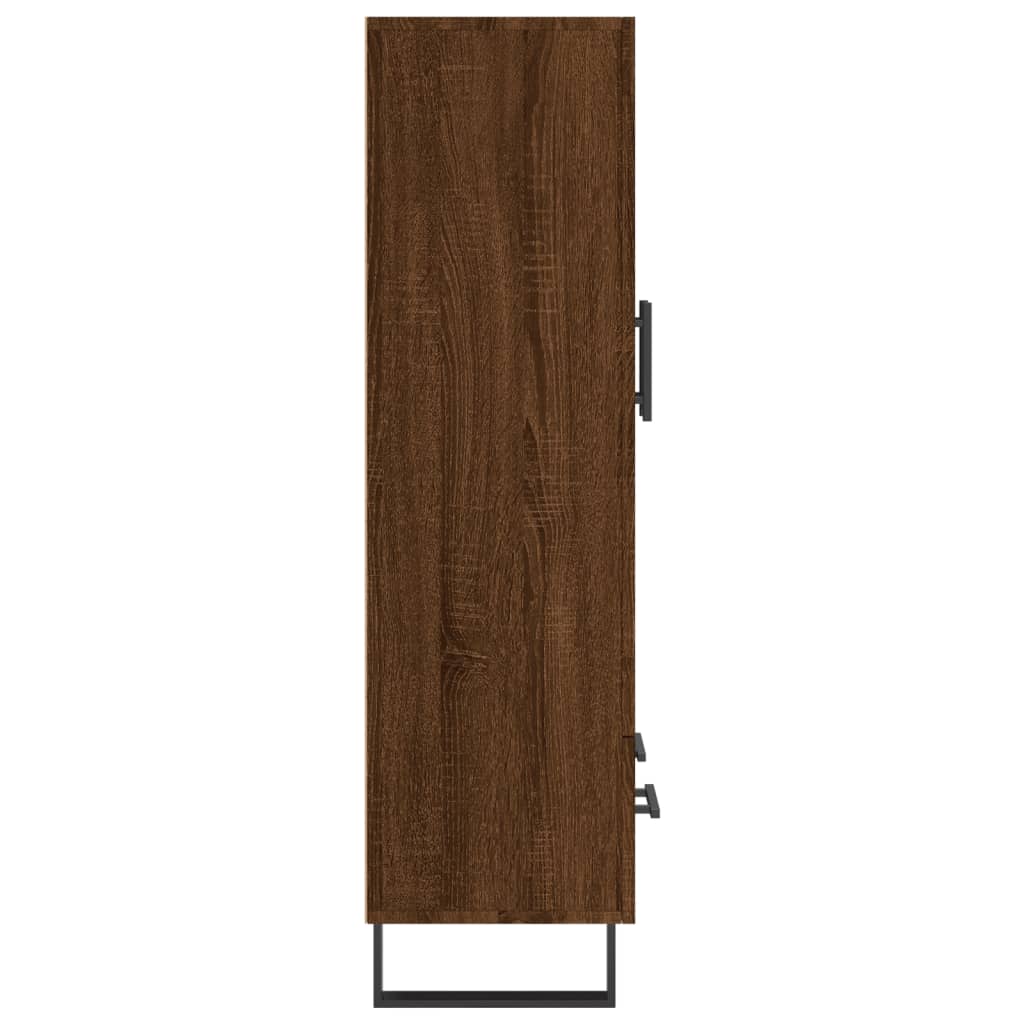 vidaXL Skříň highboard hnědý dub 69,5 x 31 x 115 cm kompozitní dřevo