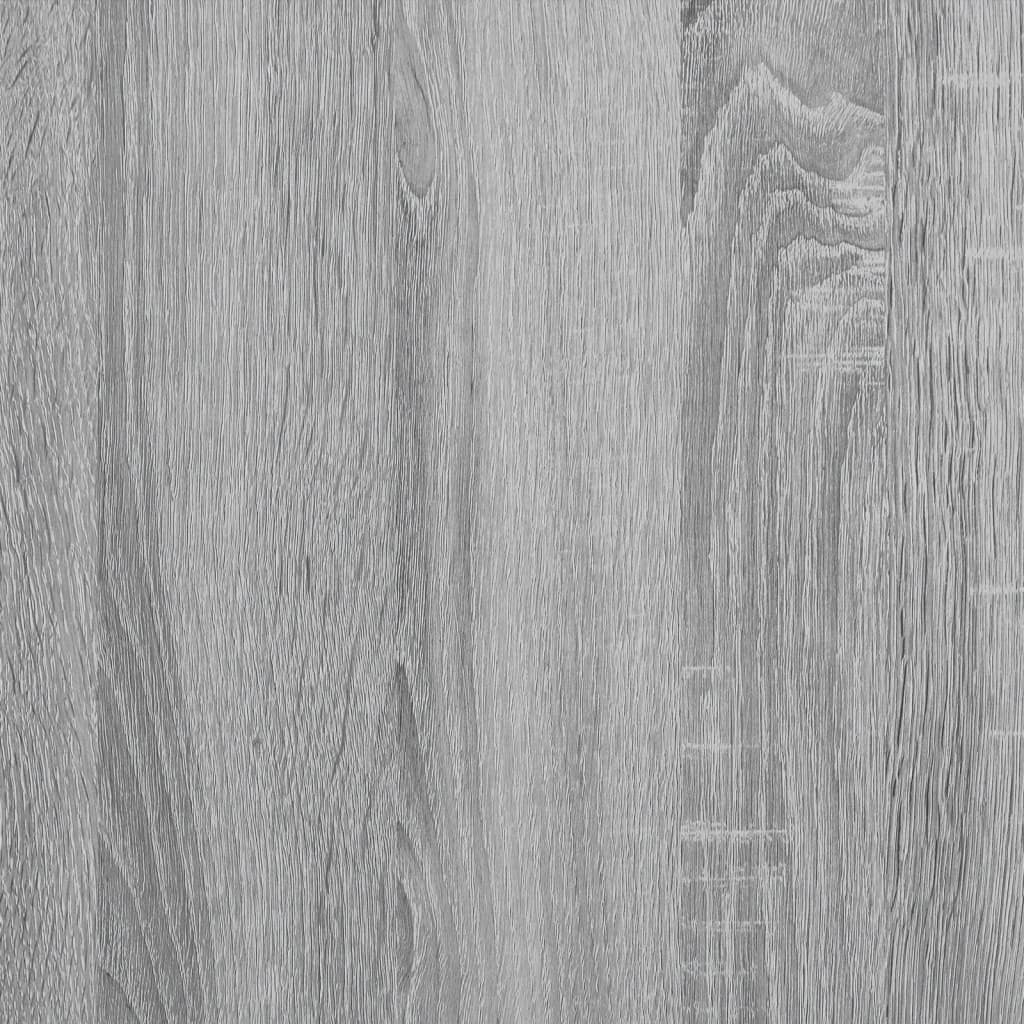 vidaXL Válenda se zásuvkami šedá sonoma 100 x 200 cm kompozitní dřevo