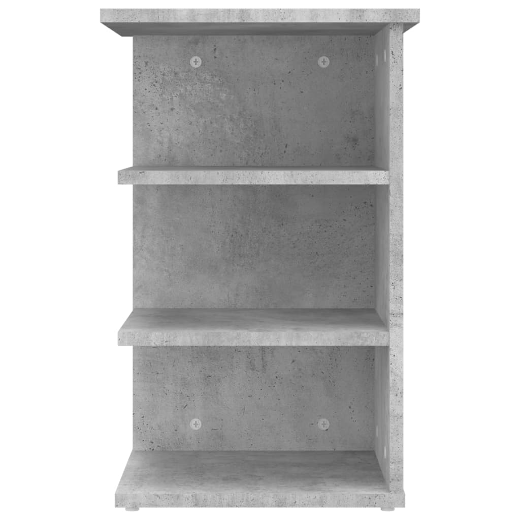 vidaXL Odkládací skříňka betonově šedá 35x35x55 cm kompozitní dřevo
