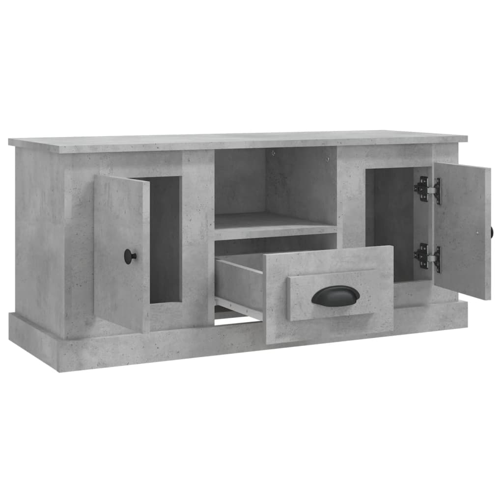 vidaXL TV skříňka betonově šedá 100 x 35,5 x 45 cm kompozitní dřevo