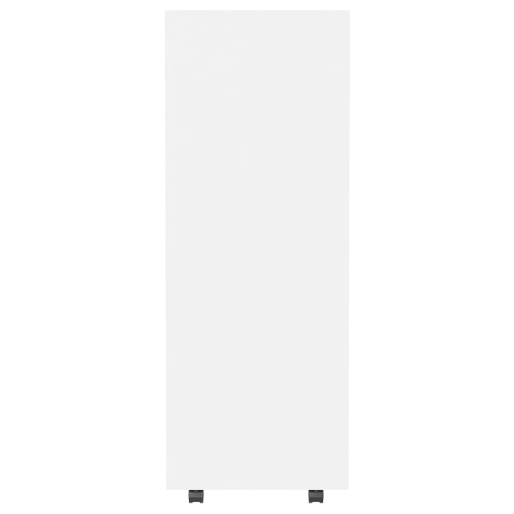 vidaXL Šatní skříň bílá 80 x 40 x 110 cm kompozitní dřevo