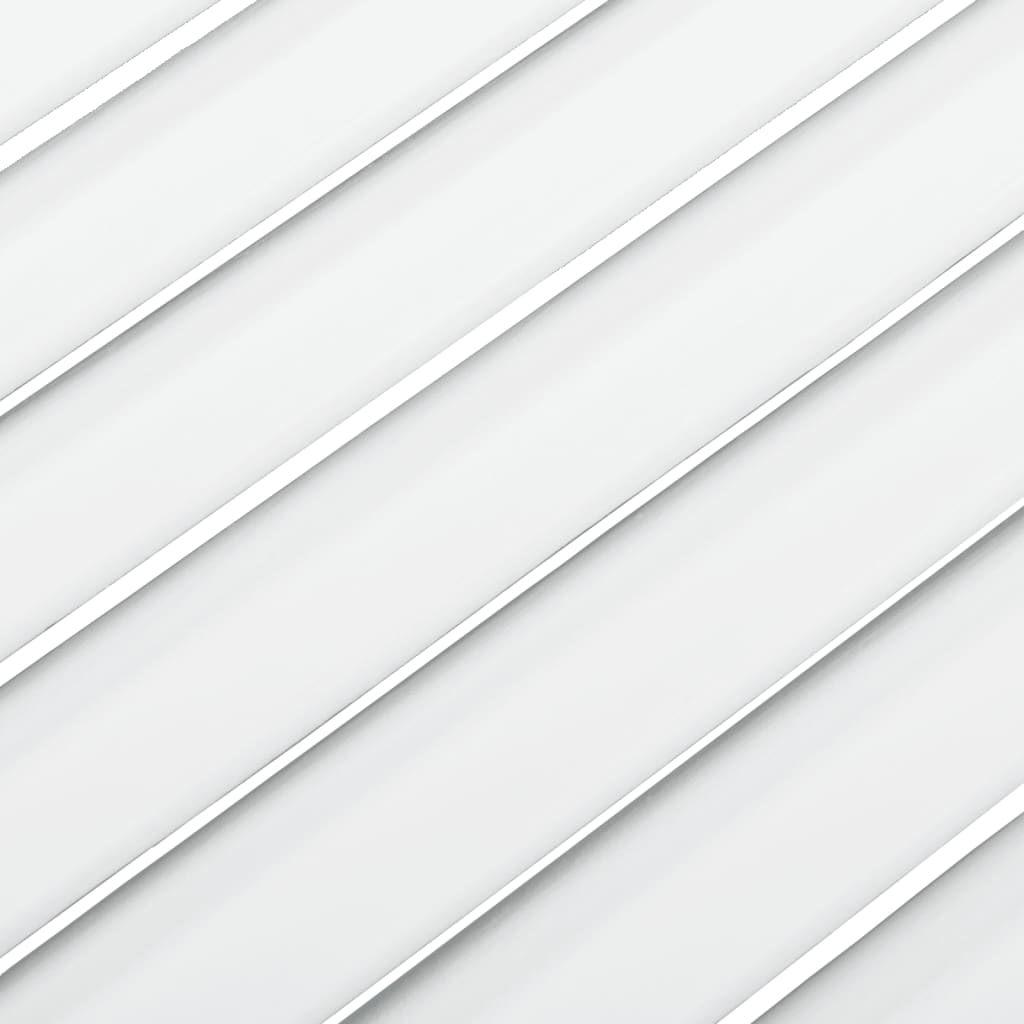 vidaXL Nábytková dvířka lamelový design 4 ks bílá 61,5x39,4cm borovice