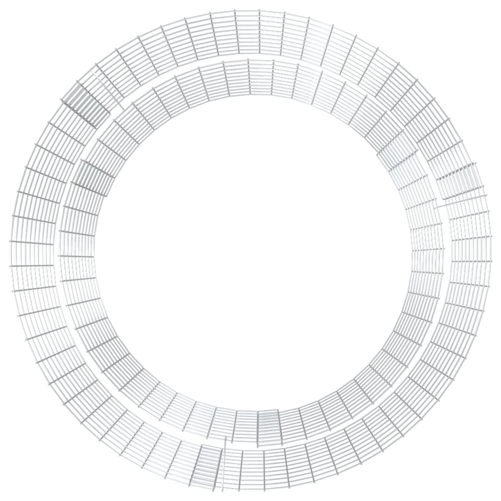 vidaXL Gabionové ohniště Ø 100 cm pozinkovaná ocel